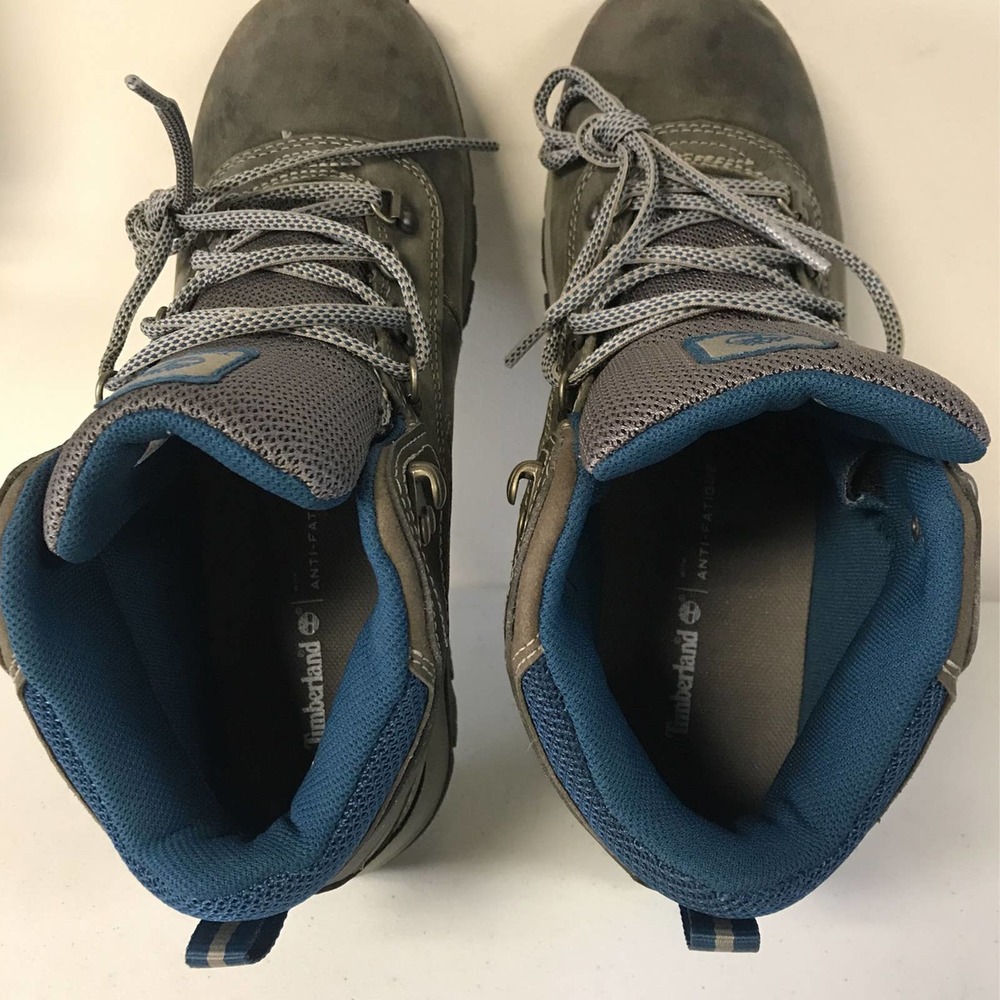 Timberland Women's Size 9.5 Mt. Maddsen Mid Waterproof Hiking Boots, Grey - Picture 9 of 10
